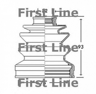FIRST LINE fcb2662 -  Пыльник, приводной вал
